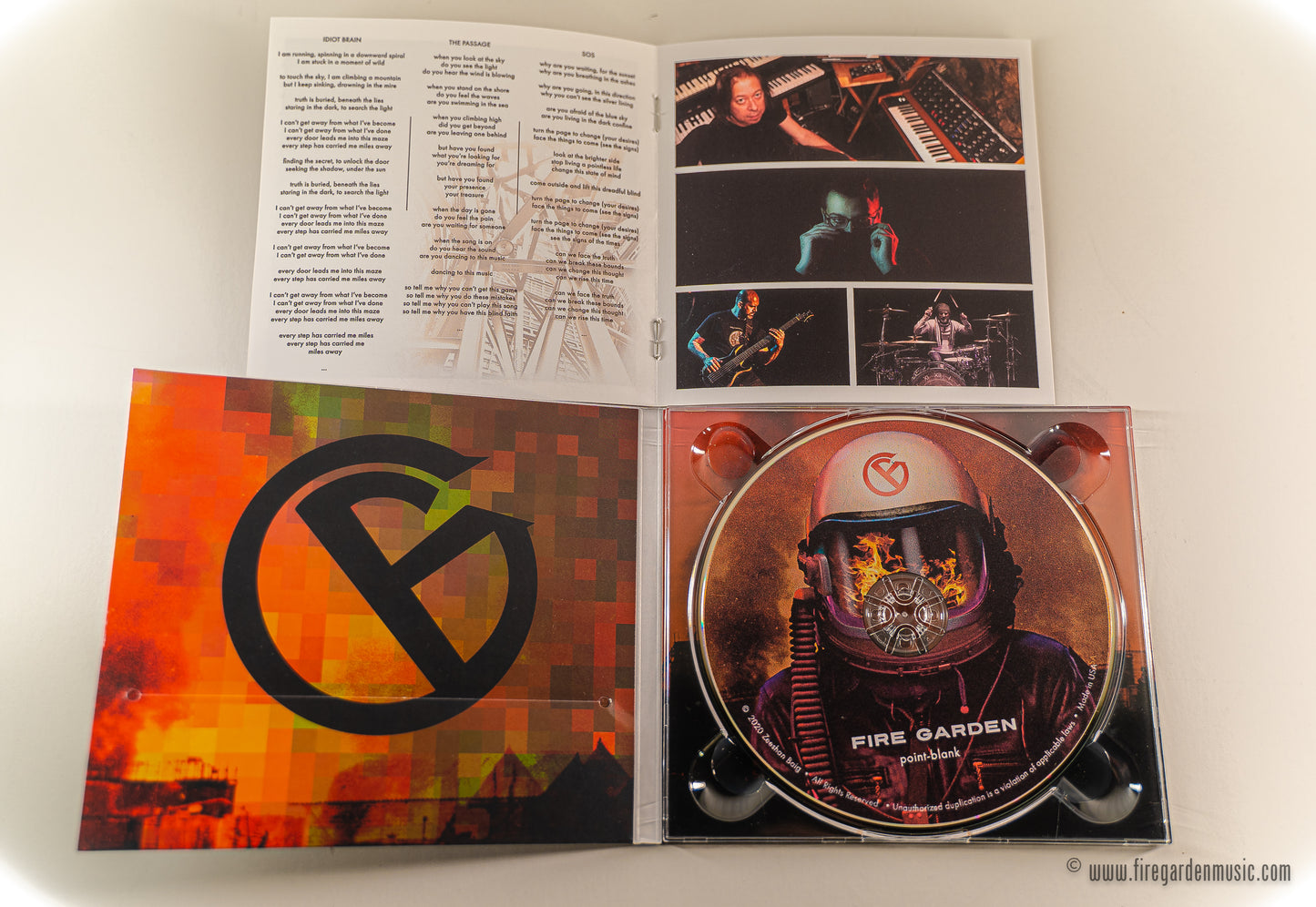 Fire Garden point-blank CD